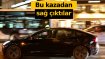 Tesla, 75 metrelik uçurumdan yuvarlandı! İşte sonuç